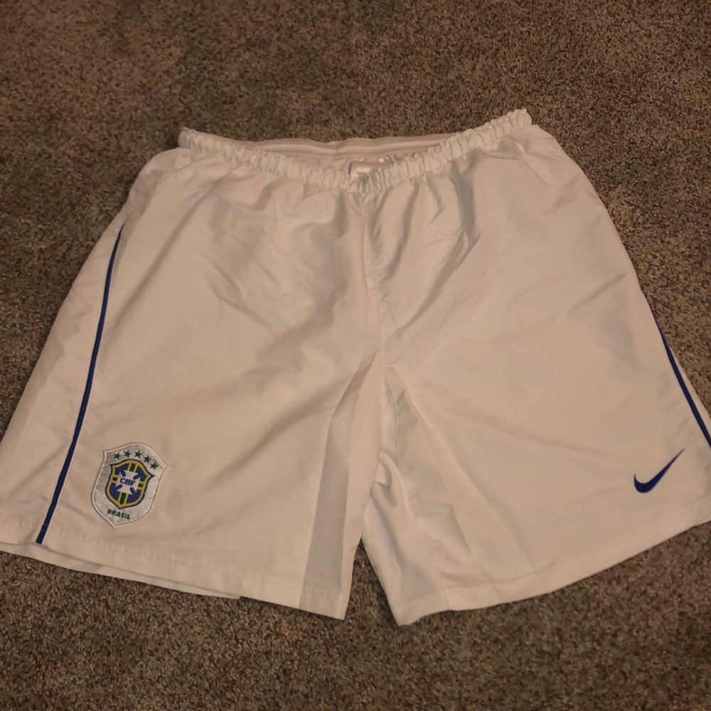Nike Shorts White and Blue